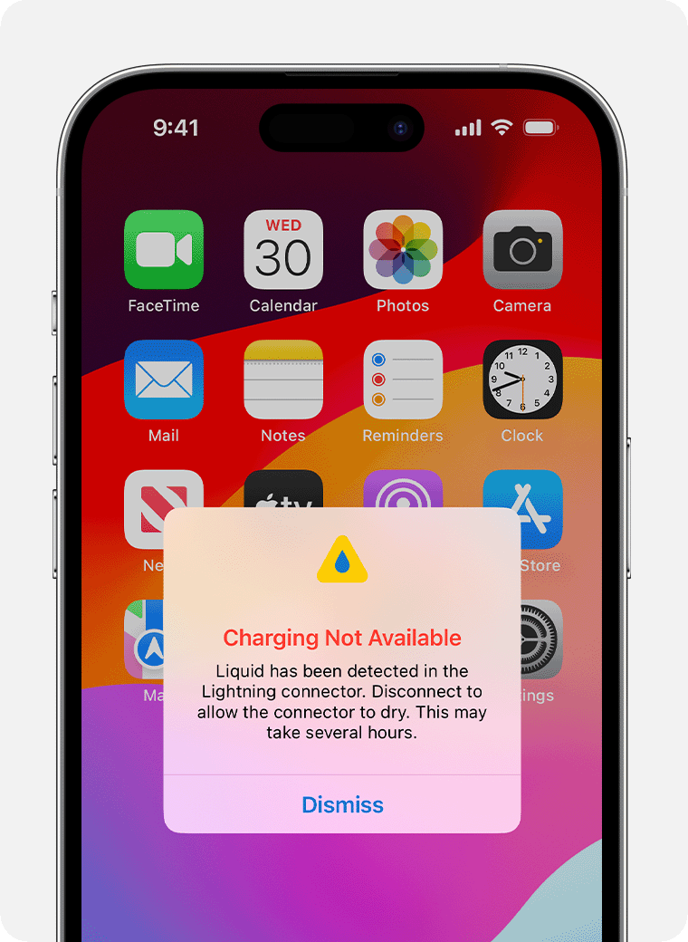 iPhone充电口进水无法充电?快速解决指南